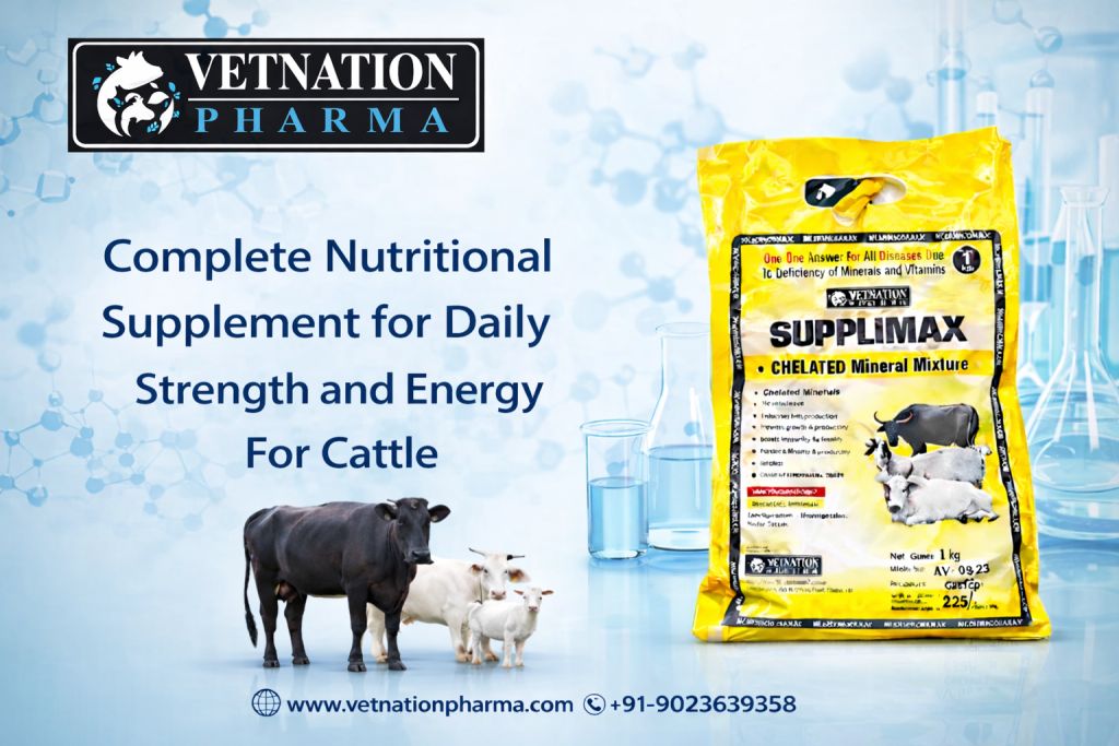 Complete Nutritional Supplement for Daily Strength and Energy For Cattle