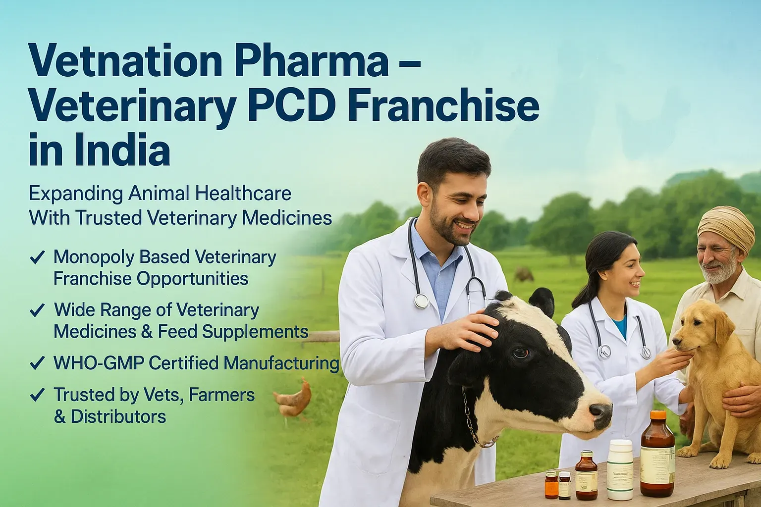Veterinary PCD Franchise in India